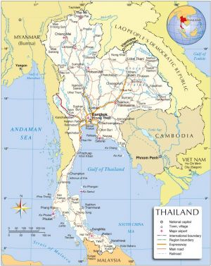 карта Тайланда | thailand map