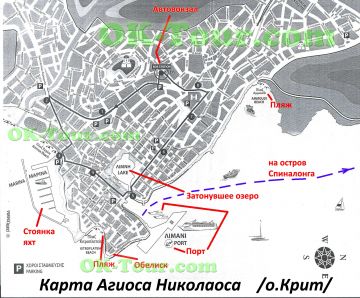 Агиос Николаос карта на русском