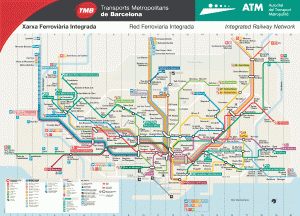 карта метро Барселоны скачать | barcelona metro map download